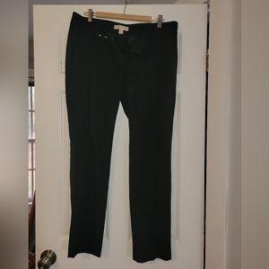 MICHAEL Michael Kors Straight Leg Black Dress Pants